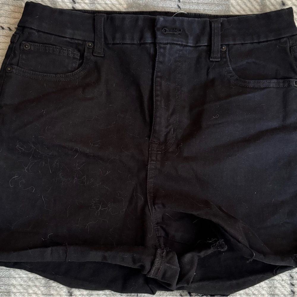 American Eagle Outfitters Black High Waist Shorts